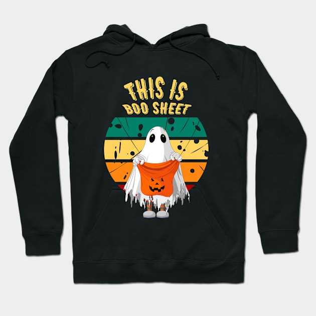 This Is Boo Sheet Ghost Hoodie by Myartstor 